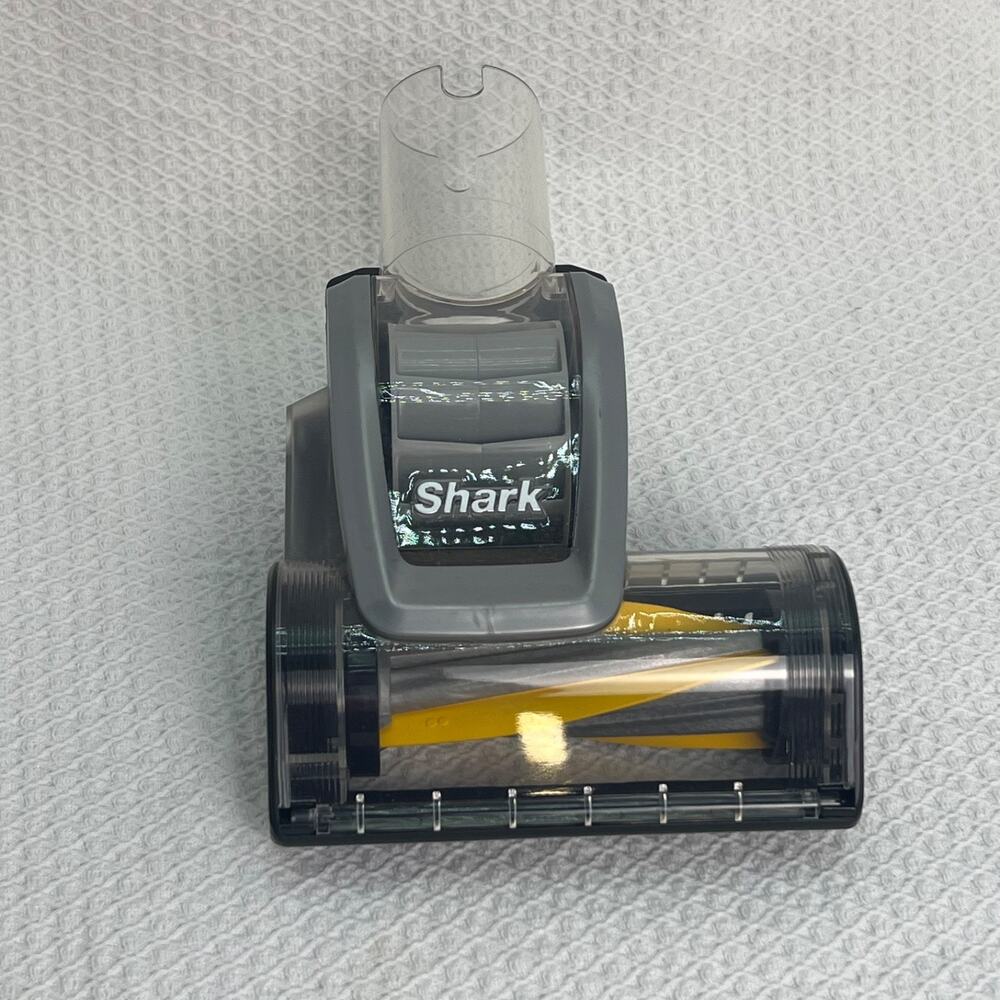 Genuine Shark Pet Power Brush Turbo Vacuum Attachment Gray Yellow Roller
